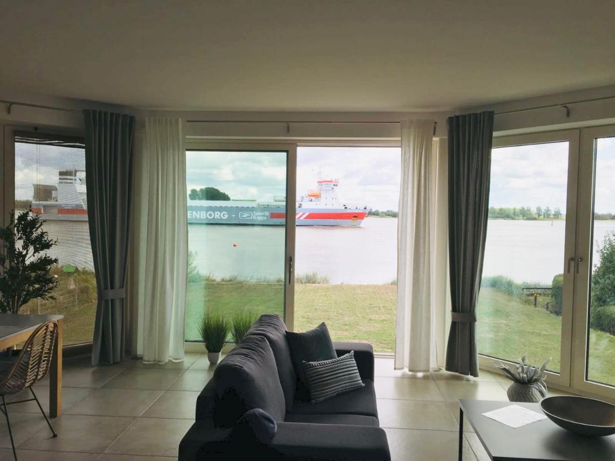 Nautik Strandapartments Luxuswohnung Atlantik Brake  Buitenkant foto